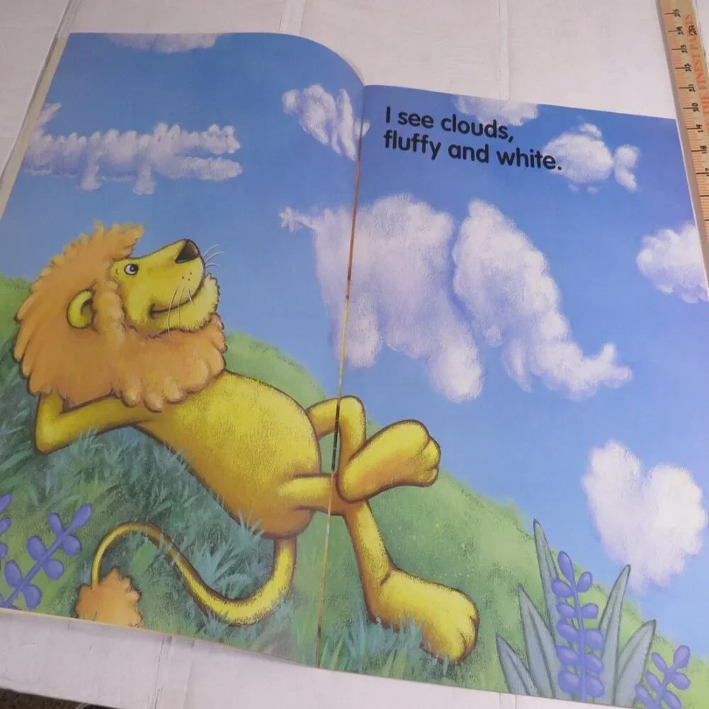 My Five Seasons A Lion’s Tale BIG BOOK (almost 2 feet tall) with teacher pages